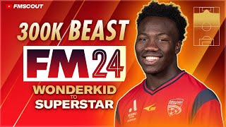 This MONSTER Wonderkid Costs ONLY 300K In FM24  Football Manager 2024 Wonderkids to Superstar [upl. by Arres]