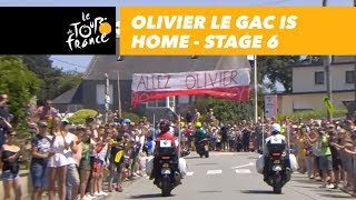 Olivier Le Gac is home  Stage 6  Tour de France 2018 [upl. by Laks]