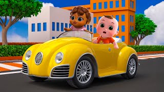 Wheels On The Car New Compilation  Five Little Birds  Nursery Rhymes and Kids Songs  Baby Angel [upl. by Aleunam]