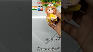 Polymer Clay doll 🪆 tutorialshortvideo viralvideoshortsdiy claycraft art youtubeshorts cr7 [upl. by Aurelius]