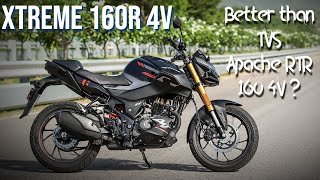 HERO XTREME 160R 4V PREMIUM 2024 DETAILED REVIEW  ONE OF THE BEST 160 cc BIKE [upl. by Adnof]