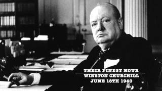 Winston Churchill Speech  Their Finest Hour 1940 [upl. by Aneret]