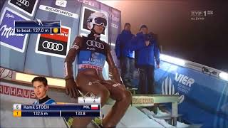 66 TCS Kamil Stoch Historyczna Wygrana [upl. by Oinafipe479]