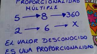 Proporcionalidad Múltiple⚽📐⚖👧 [upl. by Ikcaj]