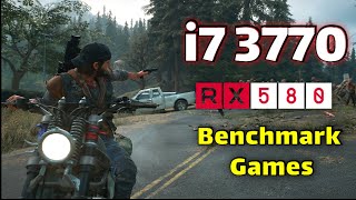 Core i7 3770 Rx 580 2048sp Benchmark Games [upl. by Bowers]