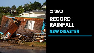 Almost 200 flood rescues conducted after record rainfalls across NSW  ABC News [upl. by Etteraj269]