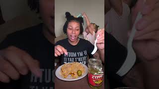 Rotel dip mukbang rotel roteldip mukbang foodie fyp shorts halliesymone momlife food [upl. by Hillhouse]