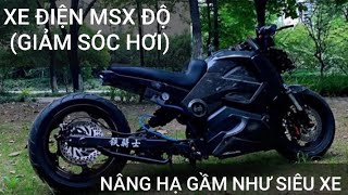 xe điện MSX độ GIẢM SÓC HƠI  Nâng hạ gầm như siêu xe [upl. by Anaitsirhc]