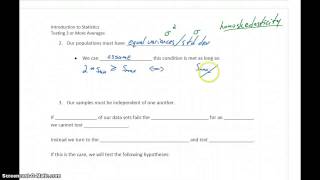 Statistics Testing 3 or More Averages Part 2  ANOVA vs KruskalWallis [upl. by Alyad]