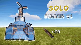 RUST Solo Bunker 24 Rockets Guide  Rust Base Design [upl. by Niaz]