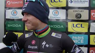 Remco Evenepoel  Interview à larrivée  Etape 8  ParisNice 2024 [upl. by Ducan590]