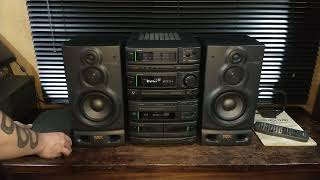 Mínicomponente Aiwa NSXD707 TBAUDIO [upl. by Leakim506]