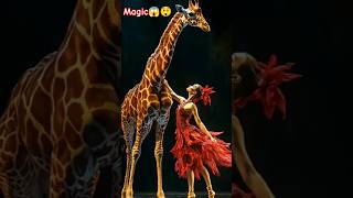 Americas Got Talent Giraffe 🦒Magic 😱 😨 l Duo Schumacher agt americagottalent magic [upl. by Ingemar116]