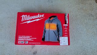 Milwaukee M12 Heated Hoodie Kit Unboxing [upl. by Leviram]