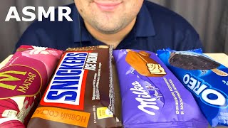 ASMR Eating Ice Cream Party Snickers Magnum Oreo amp Milka Mukbang Eating Sounds [upl. by Aun923]