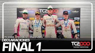 TC2000  Declaraciones del podio  Circuito San Juan Villicum [upl. by Ohara]