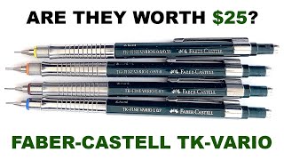 FaberCastell TK Fine Vario L Mechanical Pencil Review [upl. by Corilla407]