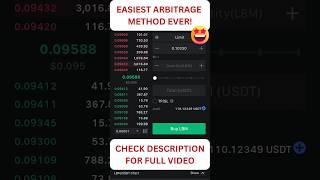 THIS ARBITRAGE METHOD WILL MAKE YOU RICH 🤑 cryptoarbitrage coinlisting shorts [upl. by Allyce]