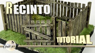 TUTORIAL Come costruire un recinto od una staccionata per presepe 52 [upl. by Dumm]