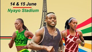 DAY1OLYMPIC TRIALS 2024 AT NYAYO NATIONAL STADIUM [upl. by Henson]