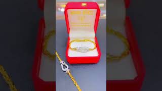 ខ្សែដៃម៉ូតពេជ្រ✨Lida Meas jewelry diamond goldring ring jewellery gold [upl. by Nance]