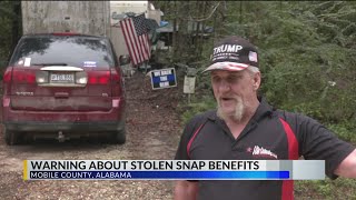 Disabled retired veteran of Theodore scammed on SNAP benefit assistance card [upl. by Sampson]