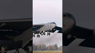 Two B52H Stratofortresses take off from RAF Fairford England during Bomber Task Force 251 b52 [upl. by Sinoda]