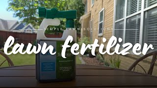 Simple Lawn Solutions Lawn Fertilizer Review and Demo [upl. by Yeclehc]