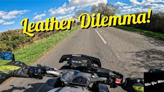 A Biker Dilemma One Piece vs Two Piece Leathers  Bike Update [upl. by Flanders277]