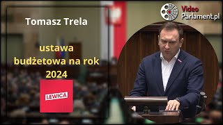 Tomasz Trela  ustawa budżetowa na rok 2024 [upl. by Elokin]