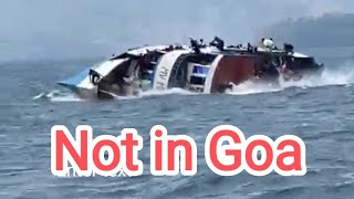 Live boat accidentnot in Goa goa congo [upl. by Etnuad]