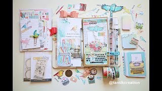 TN Planner Set Up with Cocoa Daisy May 2018 Planner Kits Ad [upl. by Idet]