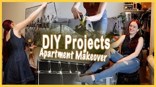 DIY Projects and Apartment MAKEOVER [upl. by Imotas]