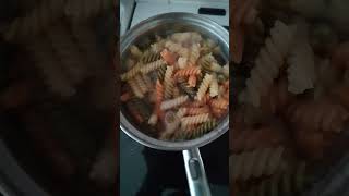 fixing Vegetarian food Pasta with veggie mince sauce [upl. by Onitram959]