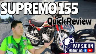 HONDA TMX SUPREMO 155 REVIEW  SHORT RIDE TO CALAPAN CITY 📍 [upl. by Nnateragram]