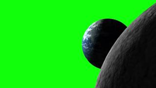 Earth  Moon Green Screen [upl. by Zahavi]