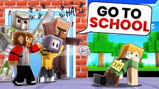 LOGGY GOING TO SCHOOL TO STUDY  MINECRAFT [upl. by Inaej]