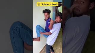 Spiderman is back funny youtubeshorts funnyshortsvideo [upl. by Ardis]