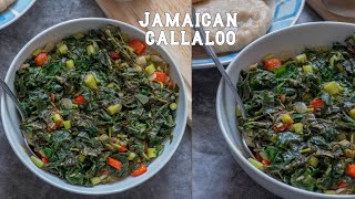 Jamaican Callaloo Recipe  How To Make Callaloo  That Girl Cooks Healthy [upl. by Hollington345]