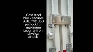 ENFORCER Adjustable Trailer Door Lock 1217  The quotMeatquot Lock [upl. by Bak723]