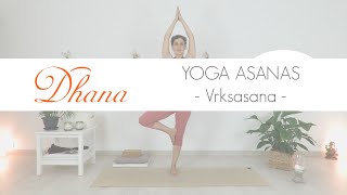 YOGA Vrksasana Postura del árbol [upl. by Karwan]