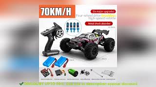 ✔️Rc Car Off Road 4x4 High Speed 70KMH Remote Control Car with LED Head [upl. by Nanon212]