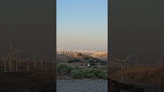 Tehachapi wind farm CA [upl. by Yeltrab]