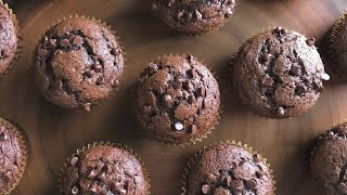 Healthy Chocolate Muffins  Flourless Gluten amp Dairy Free  No Added Sugar [upl. by Dwinnell23]