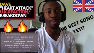 AMERICAN REACTIONBREAKDOWN UK RAPPER DAVE quotHEART ATTACKquot LYRICALLY AMAZING ON THIS ONE [upl. by Giacinta]