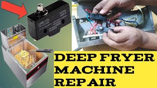 deep fryer machine repairhow to change deep fryer machine switchelectric deep fryer machine repair [upl. by Prochora]