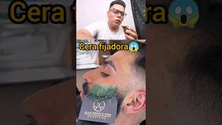 Como usar cera fijadora 😱💈 barbershop barberiaclasica barber barberiaprofesional haircut [upl. by Nirtiak]