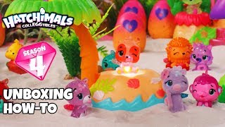 Hatchimals CollEGGtibles  Unboxing Season 4 HatchBright [upl. by Benedikt]