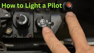 How to Light the Pilot on Gas Fireplace [upl. by Nibram]