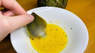 Vinaigrette pour manger de lARTICHAUT  cuisson artichaut [upl. by Brittain]